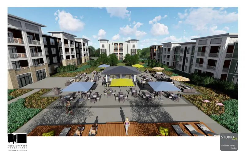 Mixed use Roof Deck