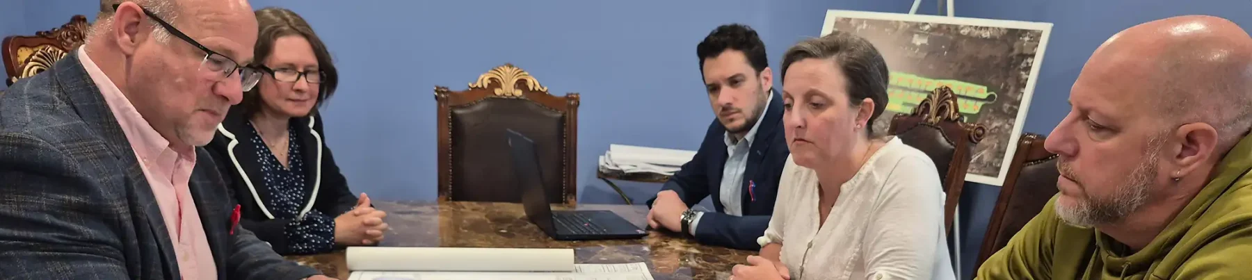Architectural consulting meeting